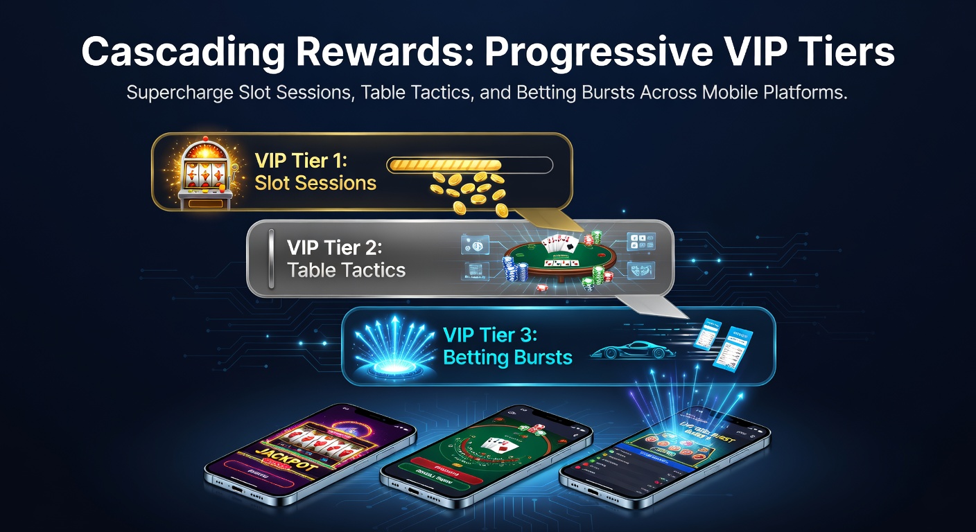 Vibrant mobile screen displaying cascading reward notifications during a slot spin session on a progressive VIP tier interface