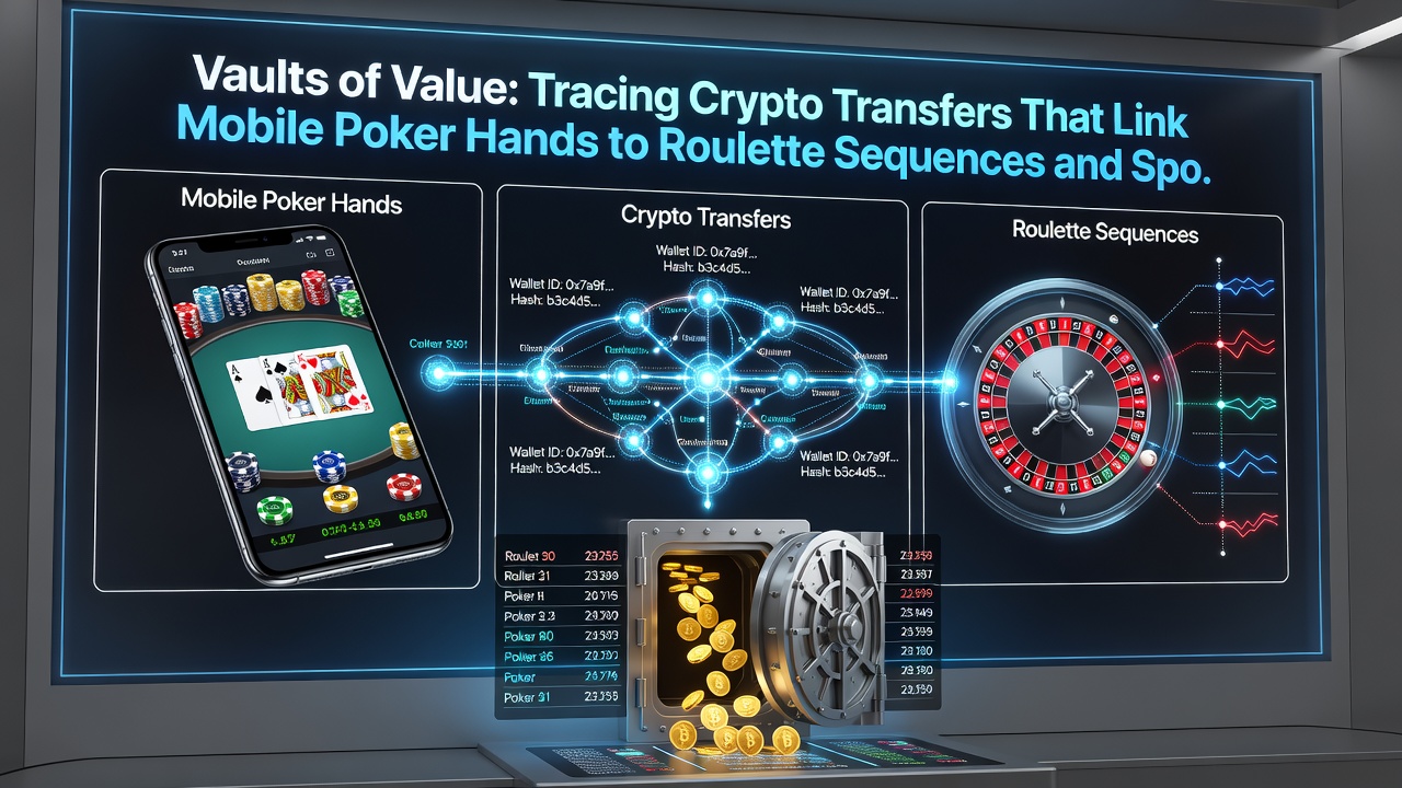 Detailed diagram of tiered reward structures showing crypto flow paths from poker to roulette and sportsbook integrations